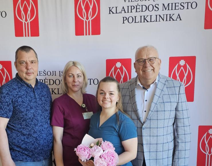 Slaugytoja A.Ubartaitė įgijo magistro laipsnį