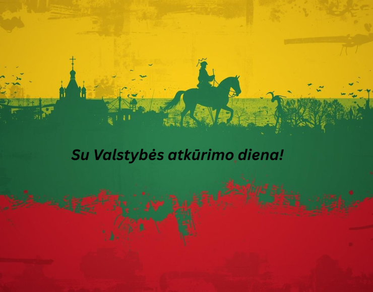 Sveikiname su artėjančia Vasario 16-ąja!