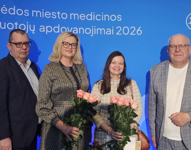 Mero padėkos raštai - Poliklinikos medikėms 