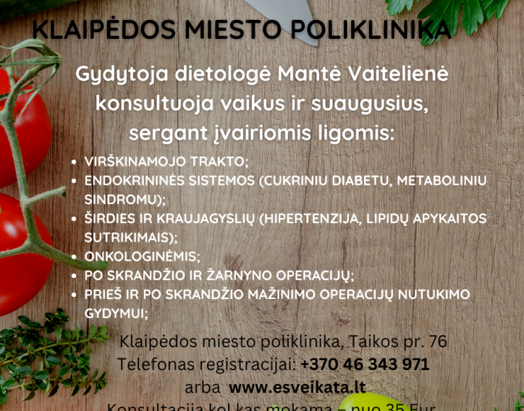 Gydytoja dietologė: „Valgyti reikia skaniai ir sąmoningai!"
