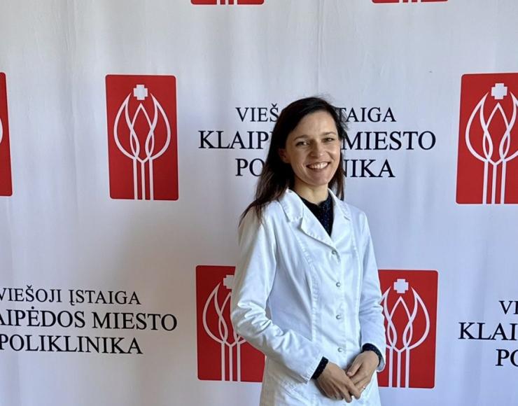 Darbą pradėjo gydytoja dietologė