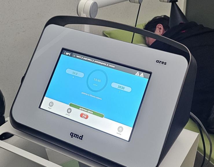 Pacientų reabilitacijai  – nauji aparatai 