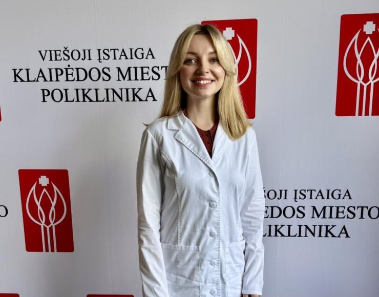 Gydytojo praktiką atliks rezidentė Iš Vilniaus universiteto 