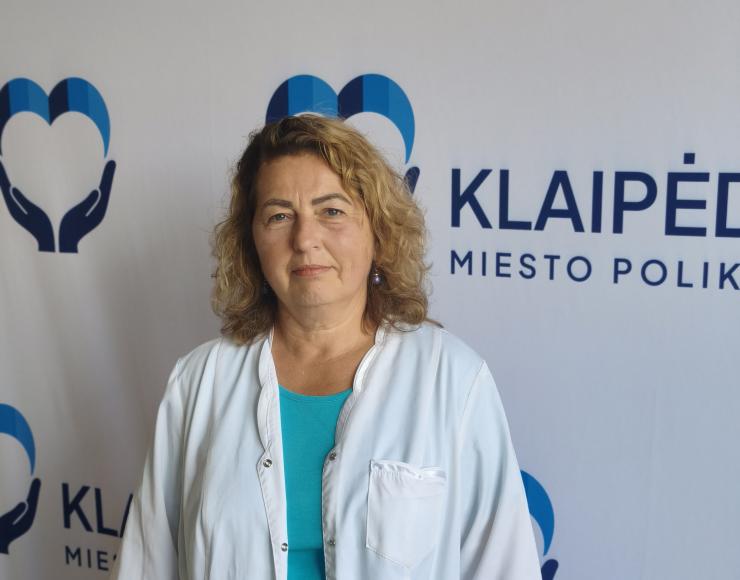 Poliklinikoje - nauja vidaus ligų gydytoja