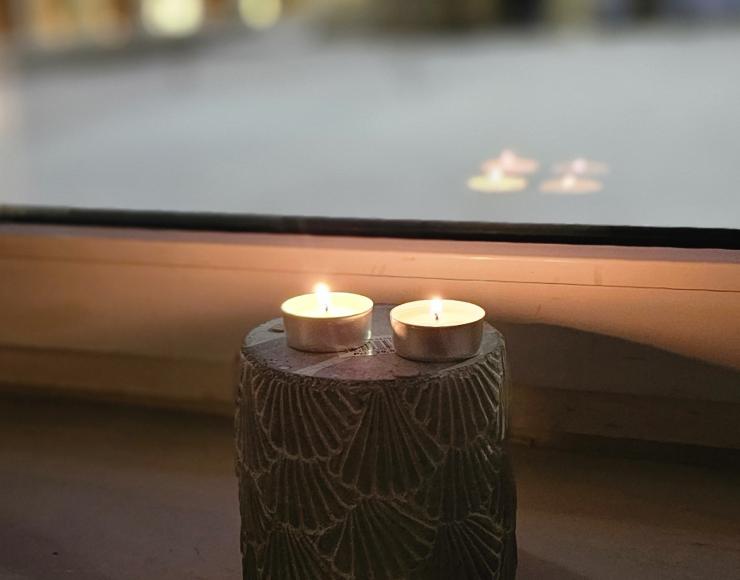 Languose - laisvės gynėjų atminties ženklai